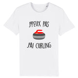T-Shirt Homme J'peux pas j'ai curling 