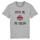T-Shirt Homme J'peux pas j'ai curling 