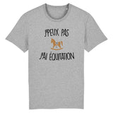 T-Shirt Homme J'peux pas j'ai équitation 