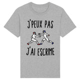 T-Shirt Homme J'peux pas j'ai escrime 