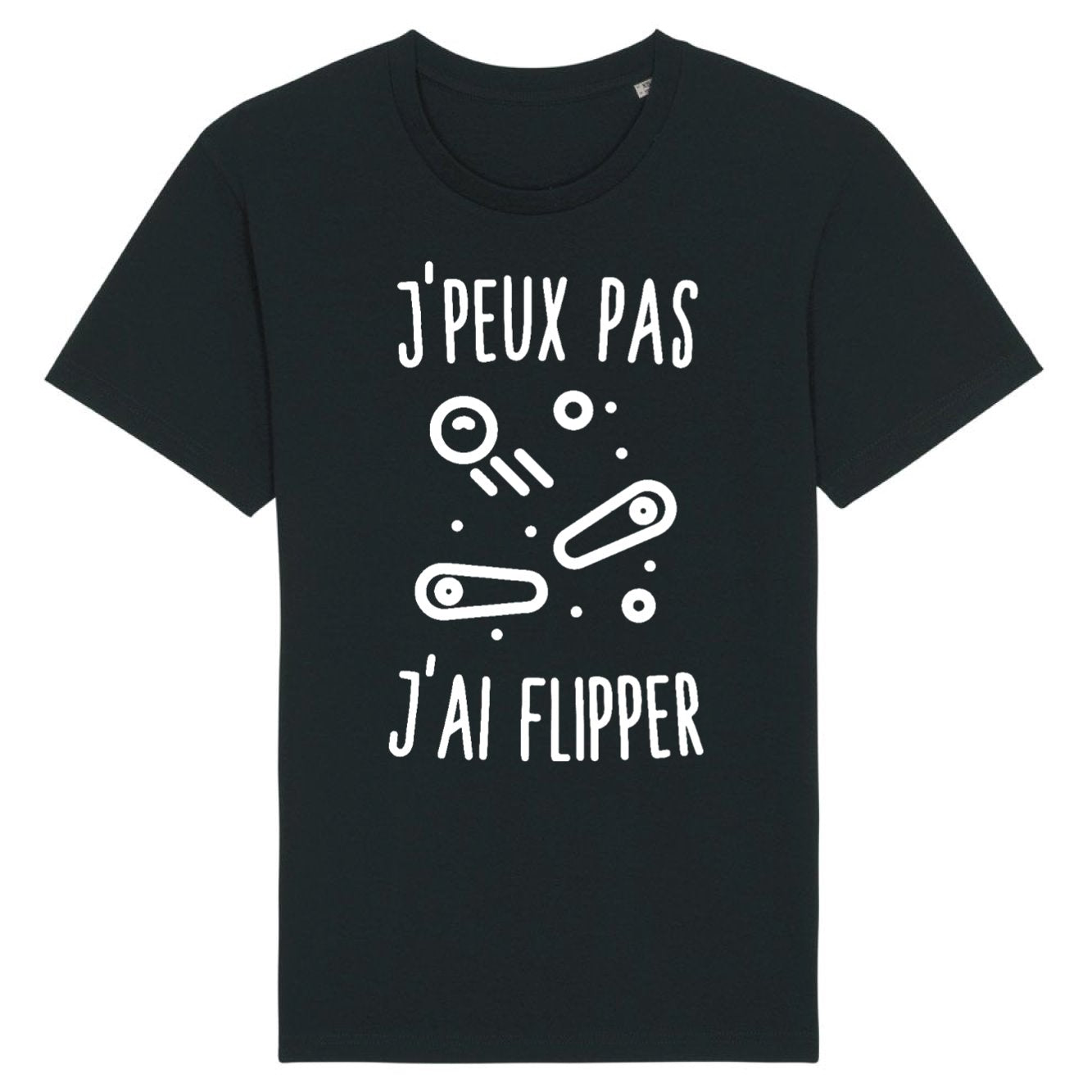 T-Shirt Homme J'peux pas j'ai flipper 