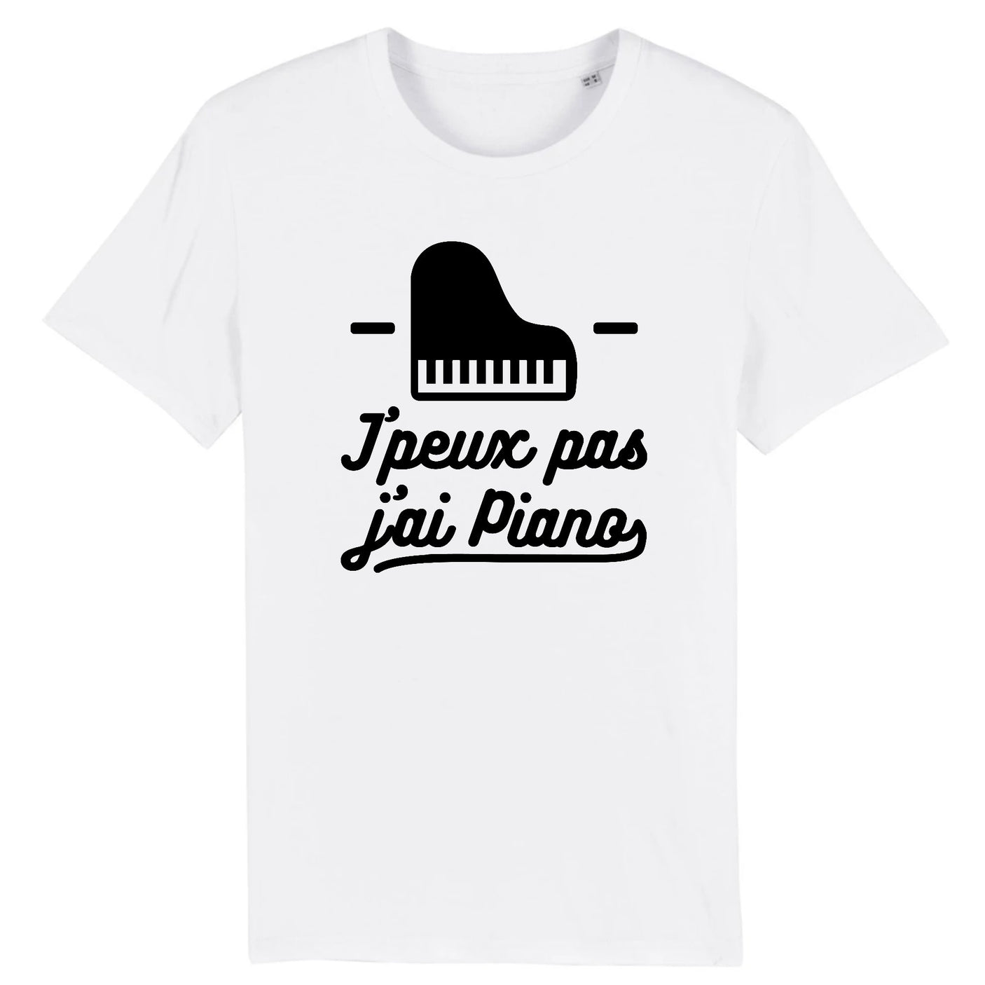 T-Shirt Homme J'peux pas j'ai piano 