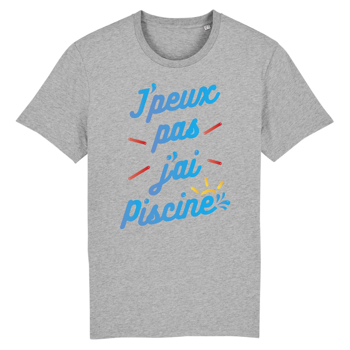 T-Shirt Homme J'peux pas j'ai piscine 