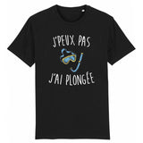 T-Shirt Homme J'peux pas j'ai plongée 