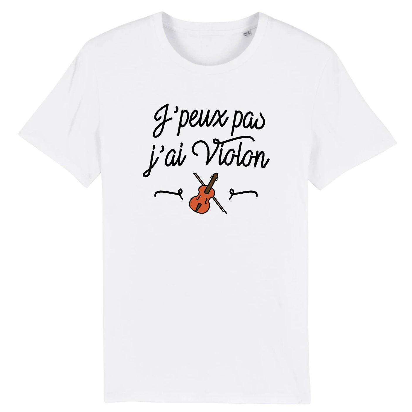T-Shirt Homme J'peux pas j'ai violon 
