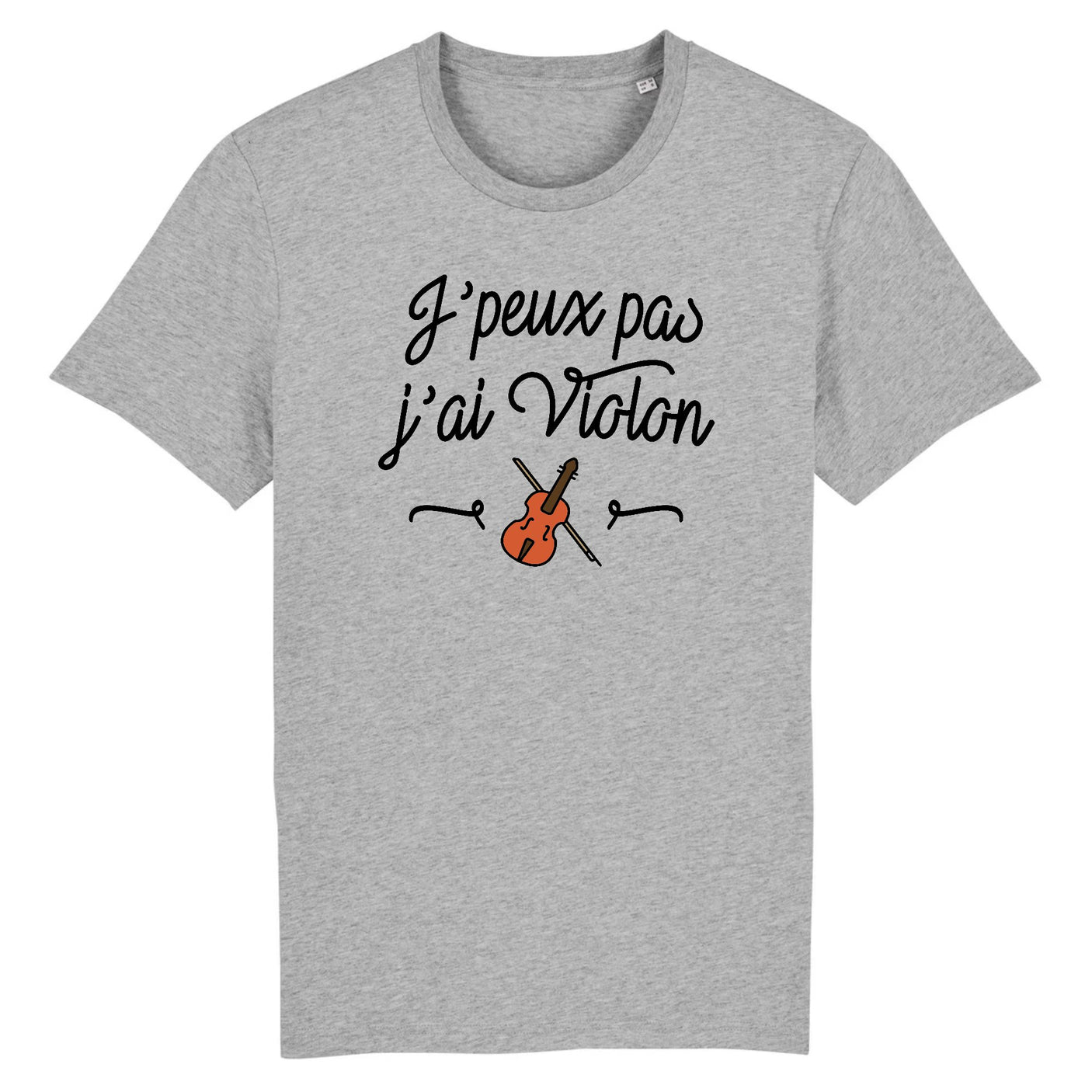 T-Shirt Homme J'peux pas j'ai violon 