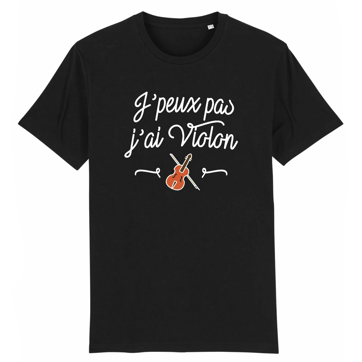 T-Shirt Homme J'peux pas j'ai violon 