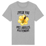 T-Shirt Homme J'peux pas mes abeilles m'attendent 