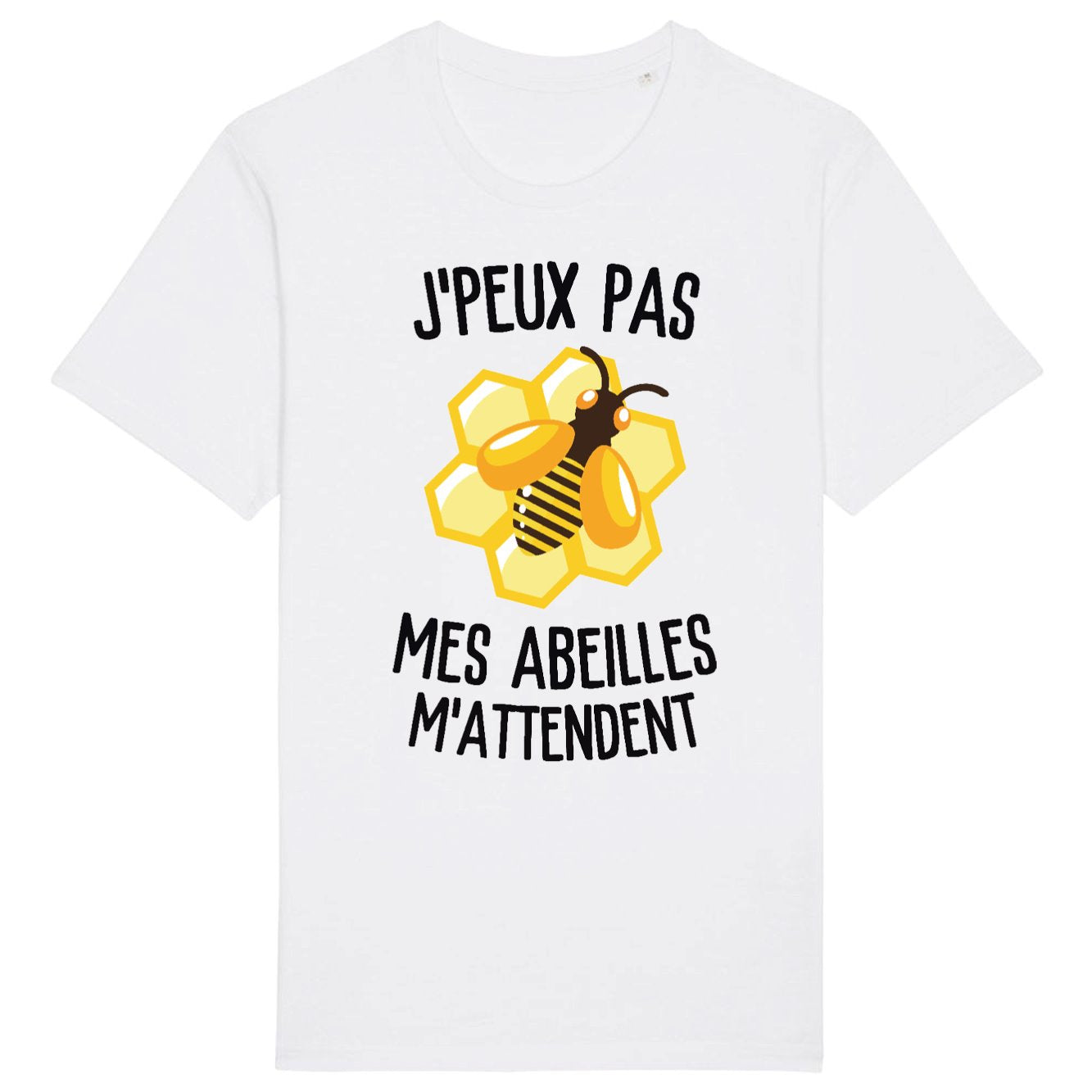 T-Shirt Homme J'peux pas mes abeilles m'attendent 