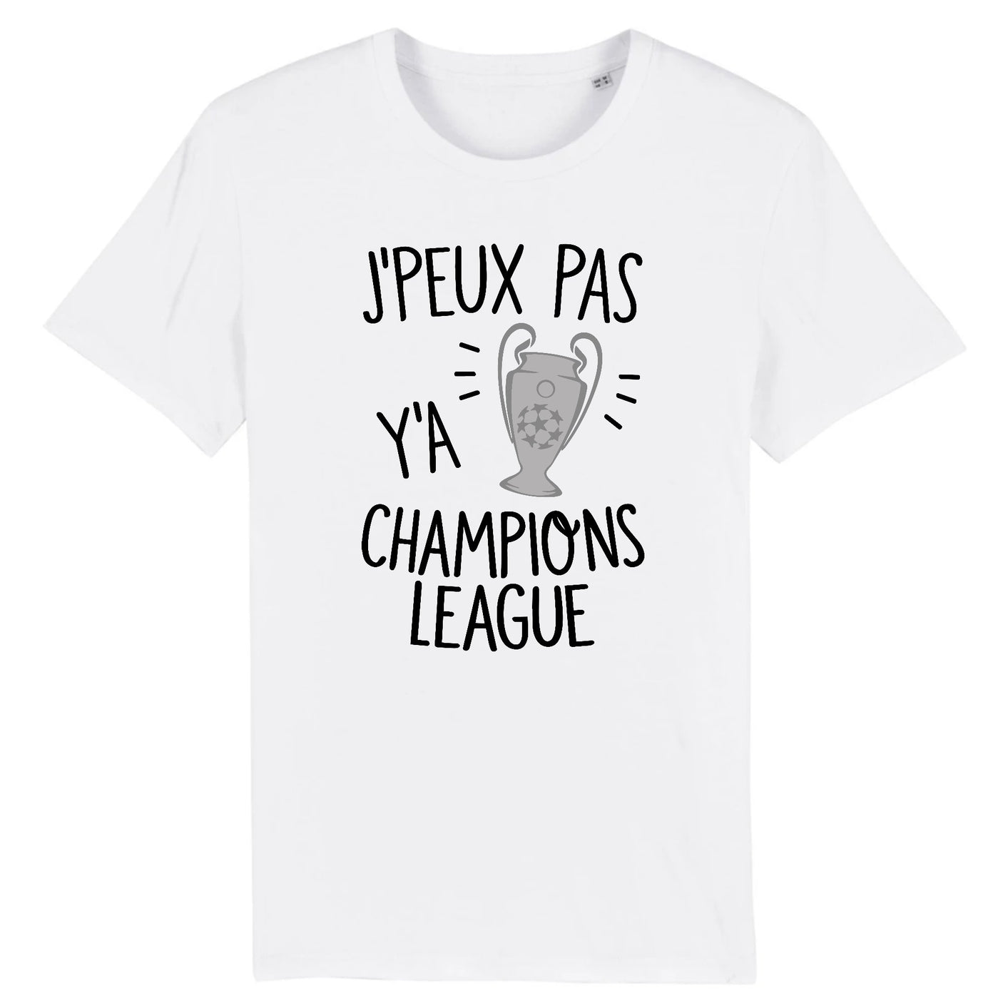 T-Shirt Homme J'peux pas y'a champions league 