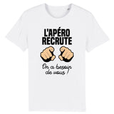 T-Shirt Homme L'apéro recrute 
