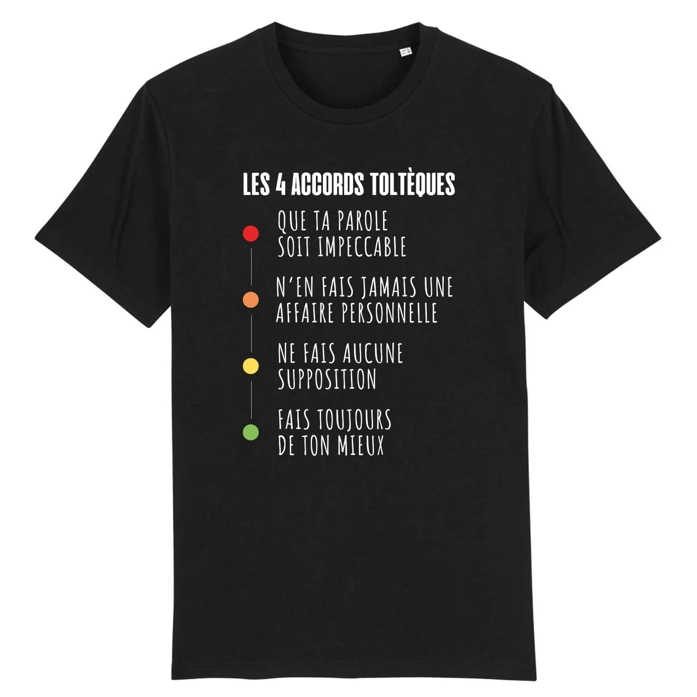 T-Shirt Homme Les 4 accords toltèques 