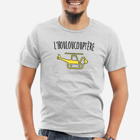 T-Shirt Homme L'houloucoptère Gris