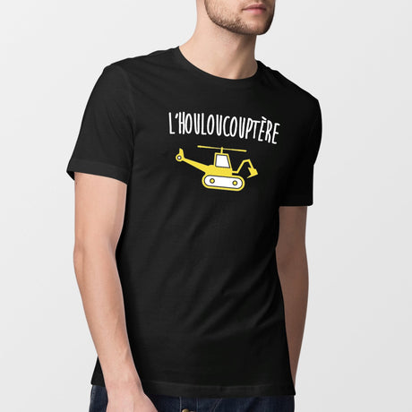 T-Shirt Homme L'houloucoptère Noir