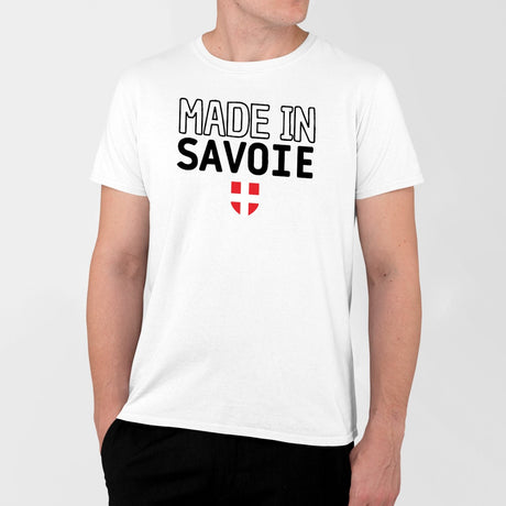 T-Shirt Homme Made in Savoie Blanc