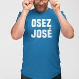T-Shirt Homme Osez José Bleu