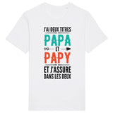 T-Shirt Homme Papa et papy 