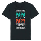 T-Shirt Homme Papa et papy 