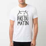 T-Shirt Homme Pas du matin Blanc