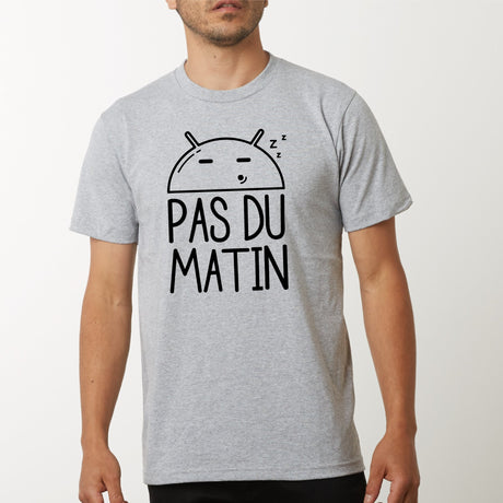 T-Shirt Homme Pas du matin Gris