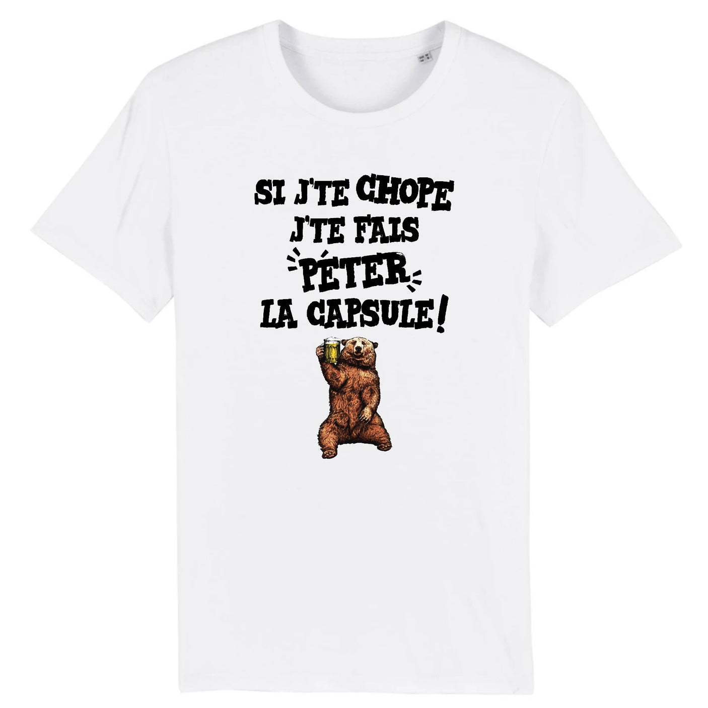 T-Shirt Homme Si j'te chope 