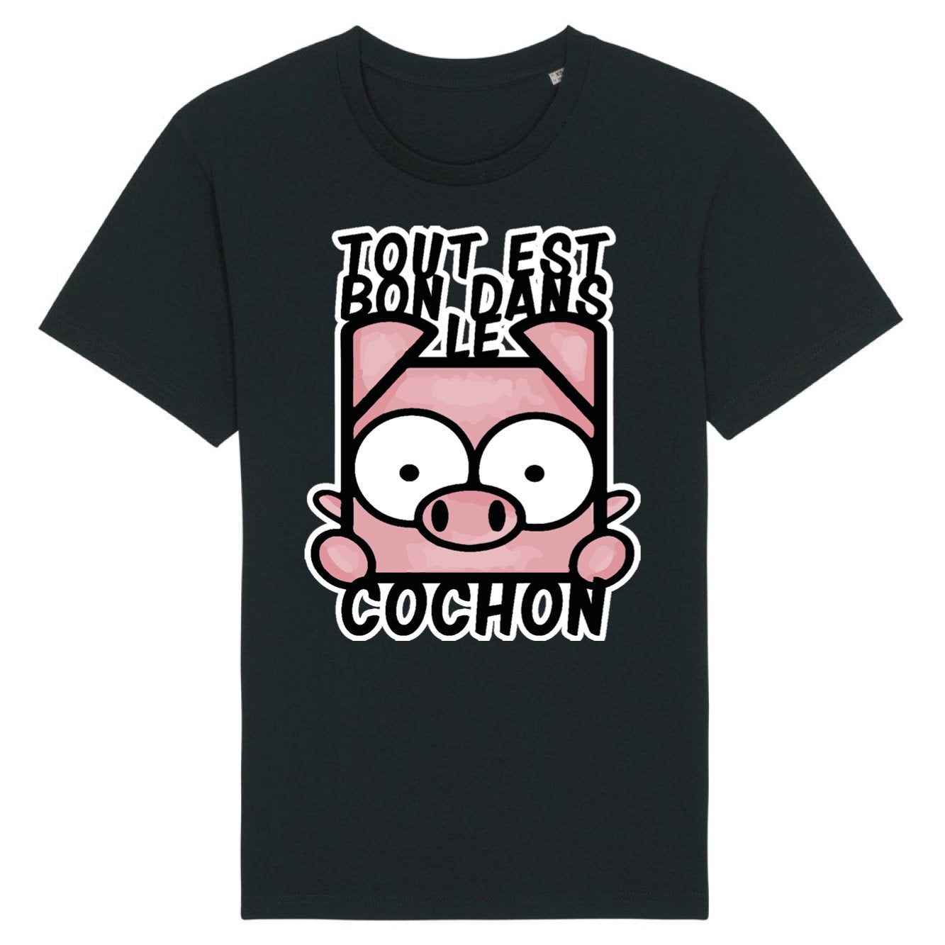 T-Shirt Homme Tout est bon dans le cochon 