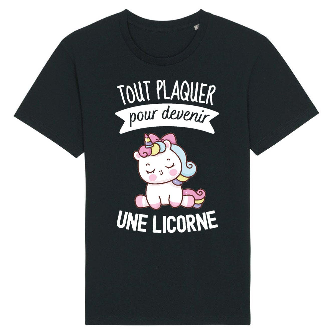 T-Shirt Homme Tout plaquer pour devenir une licorne 