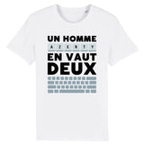 T-Shirt Homme Un homme AZERTY en vaut deux 