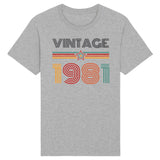 T-Shirt Homme Vintage année 1981 