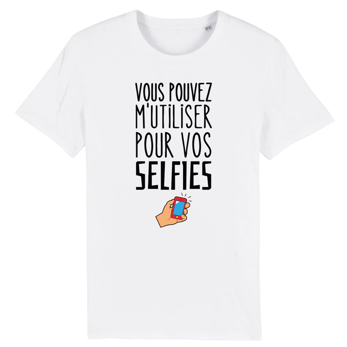 T-Shirt Homme Vous pouvez m'utiliser pour vos selfies 