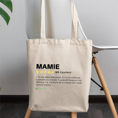 Tote bag Avis client Mamie Blanc