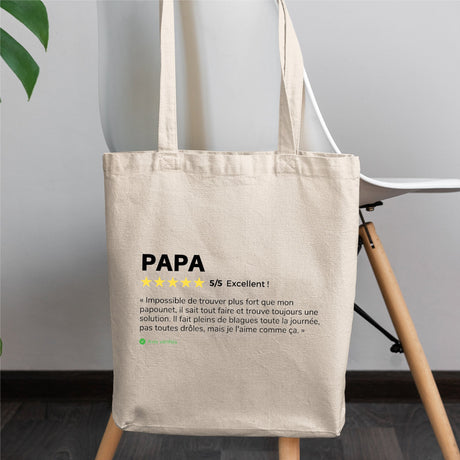 Tote bag Avis client Papa Blanc