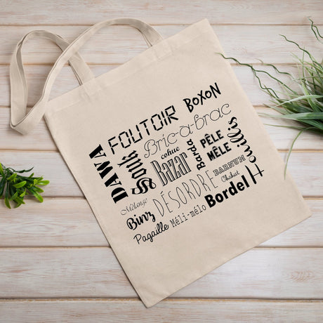 Tote bag Gros foutoir Beige