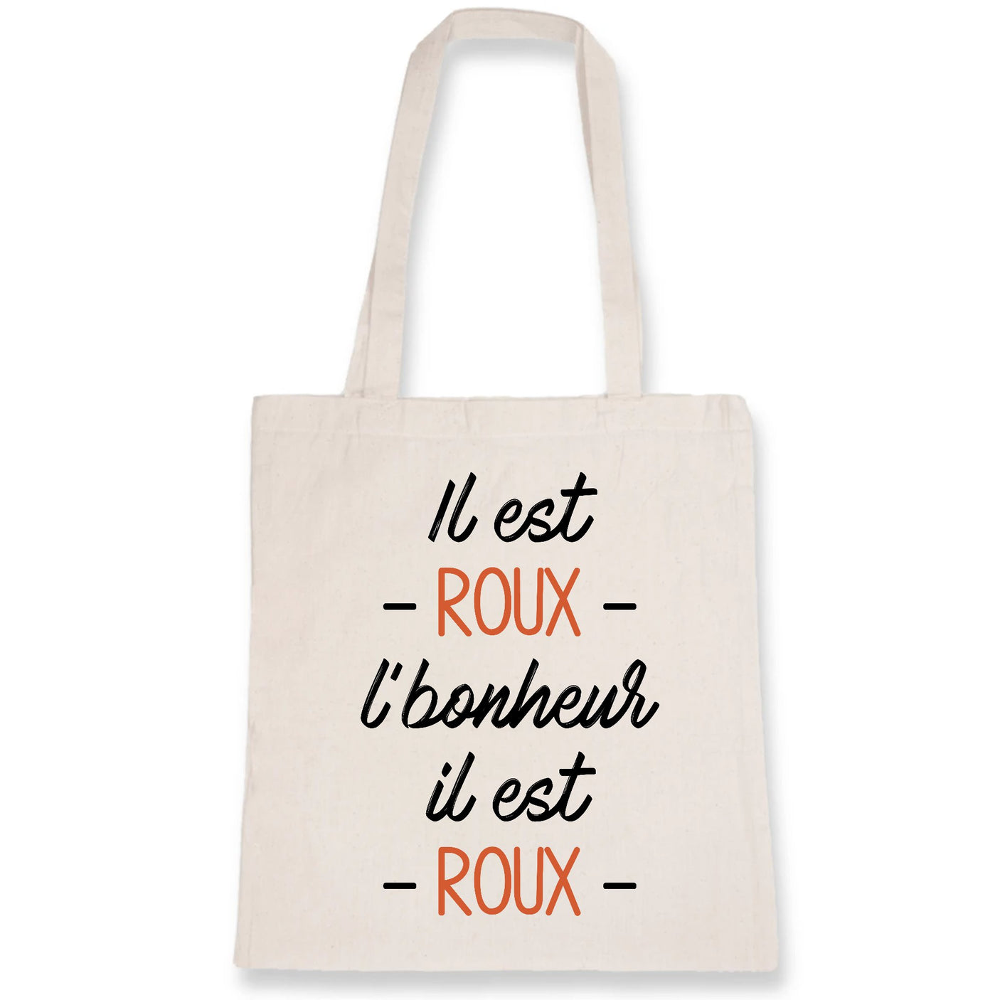 Tote bag Il est roux l'bonheur 