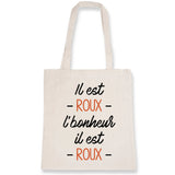 Tote bag Il est roux l'bonheur 