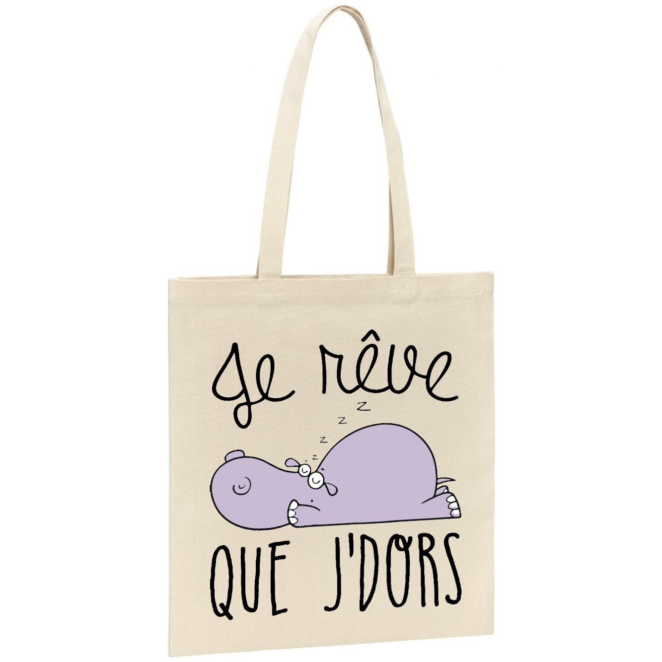 Tote bag Je rêve que je dors 