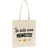 Tote bag Je suis une princesse 