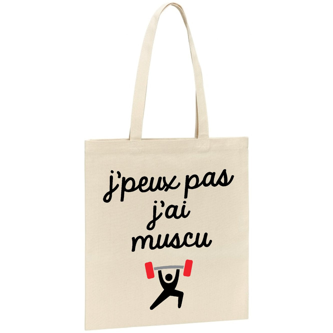 Tote bag J'peux pas j'ai muscu 