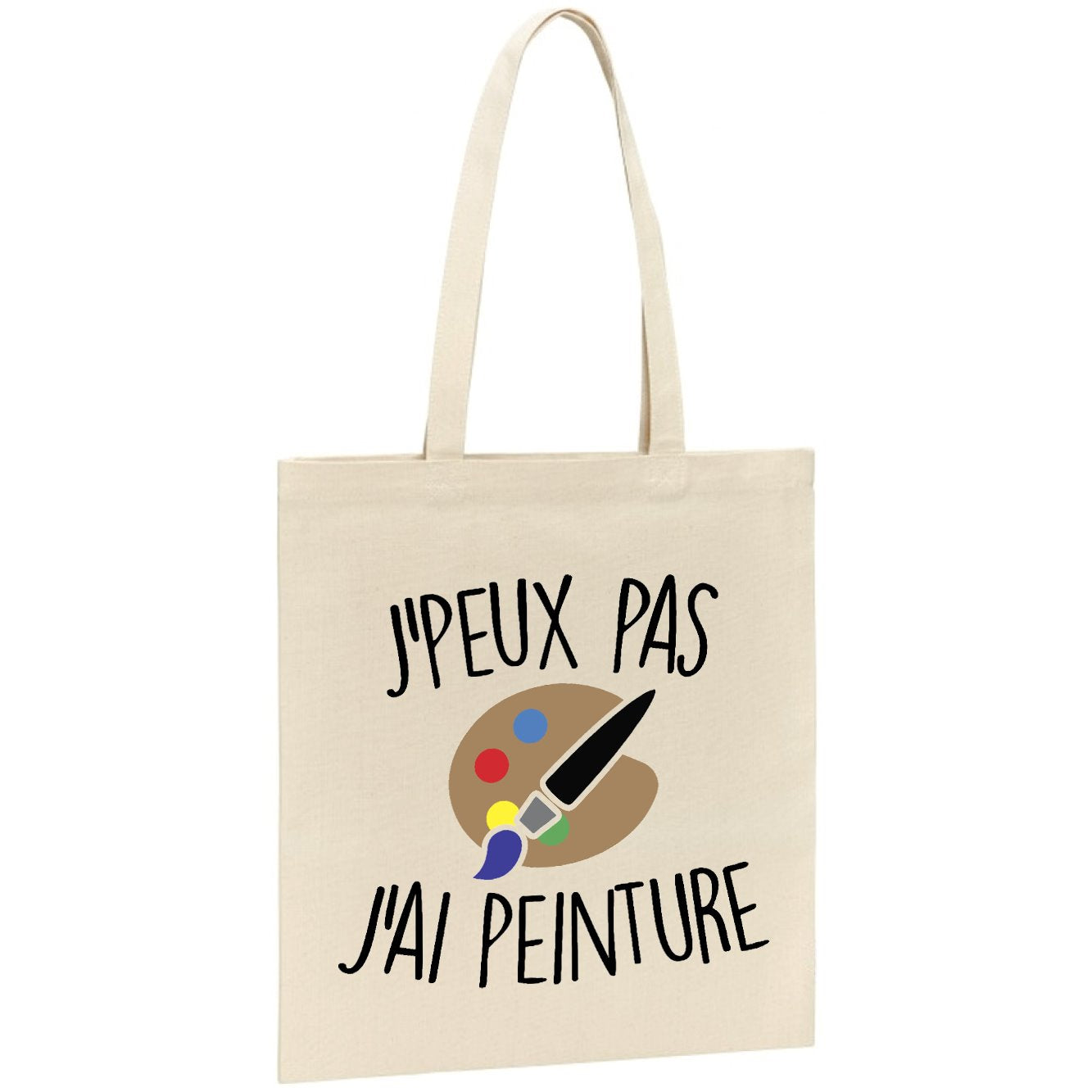 Tote bag J'peux pas j'ai peinture 