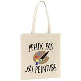 Tote bag J'peux pas j'ai peinture 