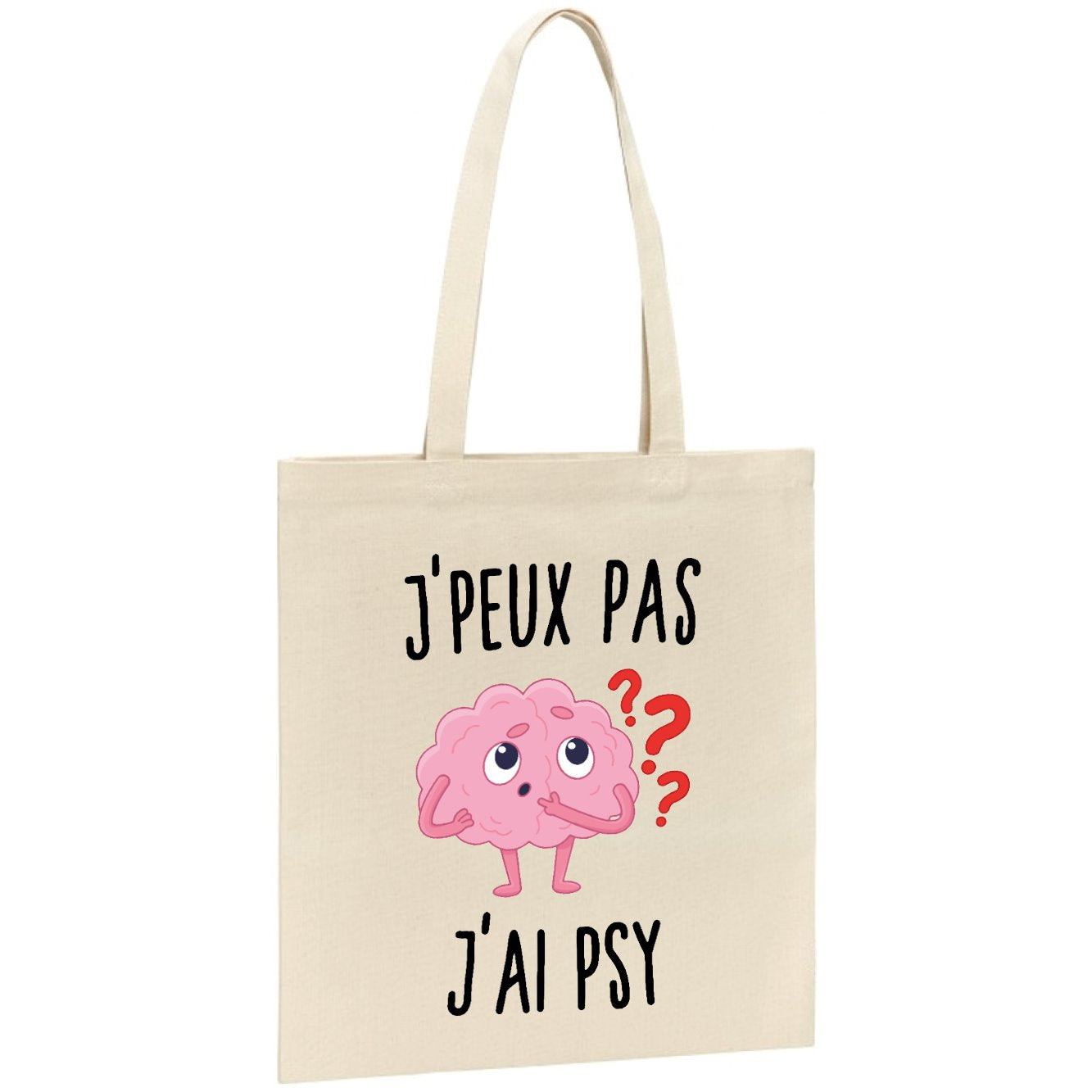 Tote bag J'peux pas j'ai psy 