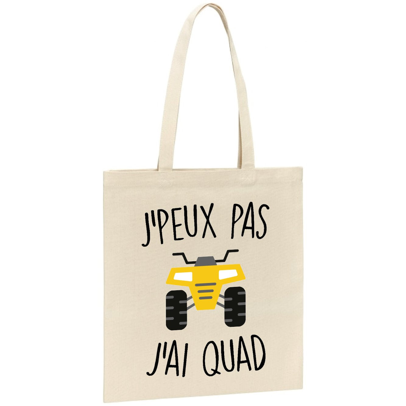 Tote bag J'peux pas j'ai quad 