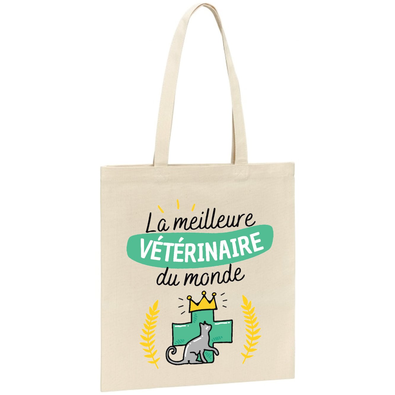 Tote bag La meilleure vétérinaire du monde 