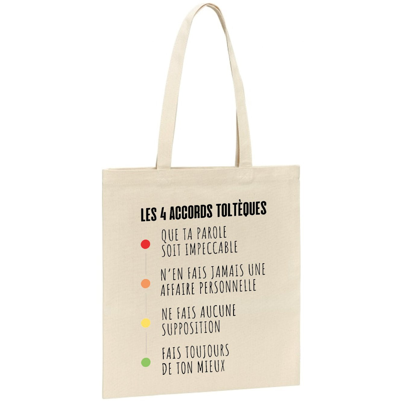 Tote bag Les 4 accords toltèques 