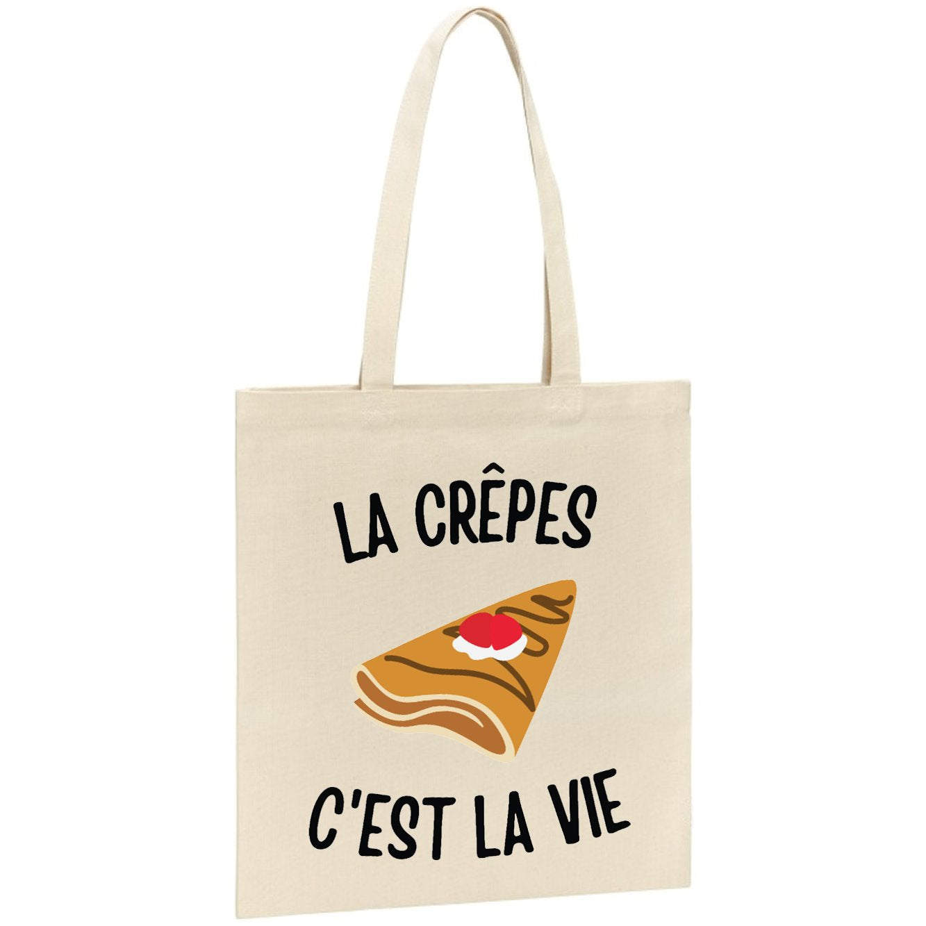 Tote bag Les crêpes c'est la vie 