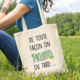 Tote bag Mojito ou tard Blanc