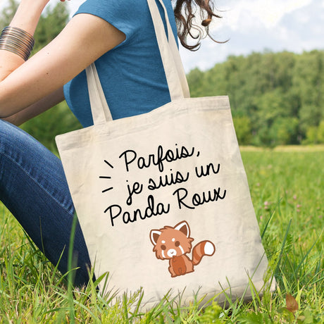 Tote bag Panda roux Beige