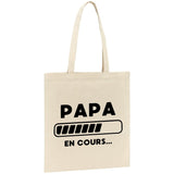 Tote bag Papa en cours 