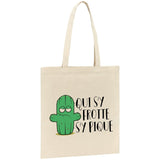 Tote bag Qui s'y frotte s'y pique 